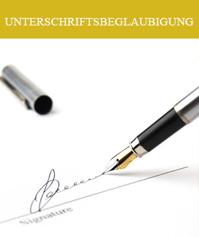 unterschriftsbeglaubigung